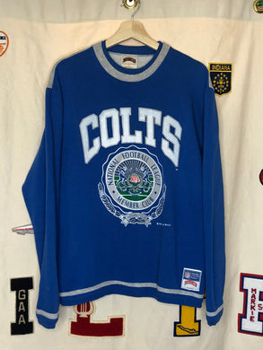 indianapolis Colts vintage crewneck sweatshirt nutmeg