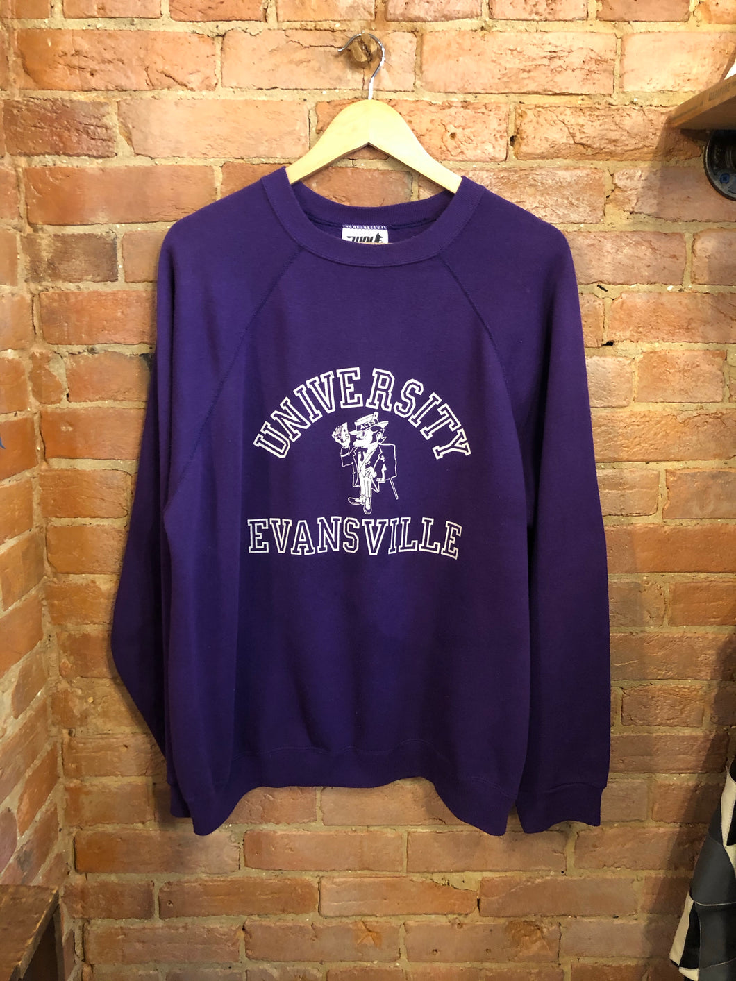 University of Evansville Aces Crewneck Sweatshirt: XL