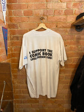 Load image into Gallery viewer, 1987 I Support Comic Book Legal Defense Fund T-shirt
