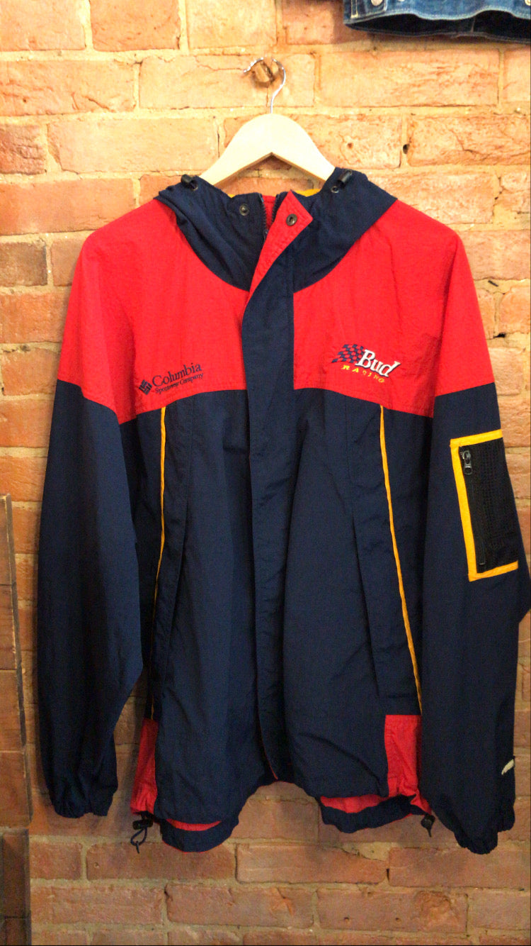 Columbia Bud Racing Windbreaker: L