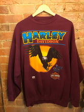 Load image into Gallery viewer, 1996 Harley Davidson Eagle Crewneck: L/XL
