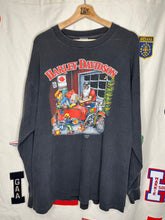 Load image into Gallery viewer, Vintage Harley Davidson Santa Claus Christmas Longsleeve T-Shirt: L/XL
