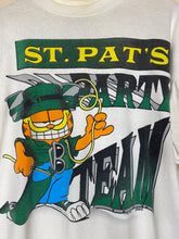 Load image into Gallery viewer, Vintage Garfield St. Patty’s Day T-Shirt: XL
