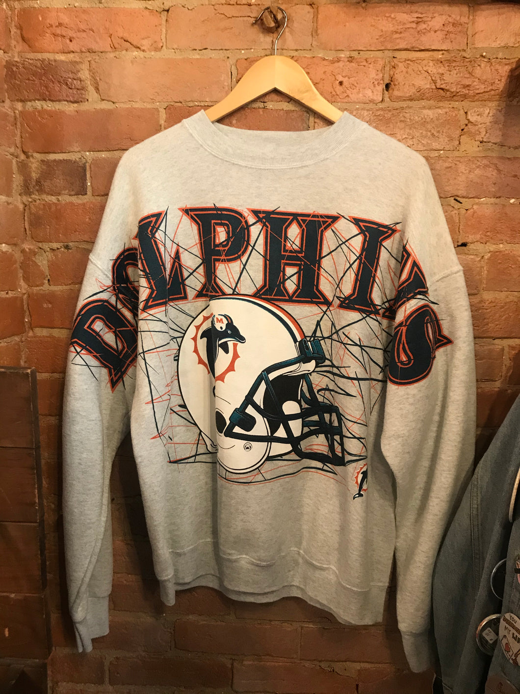 Miami Dolphins Graffiti Crewneck: XL