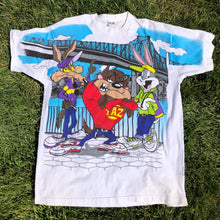 Load image into Gallery viewer, Looney Tunes New York City Cool Vine All Over Print Shirt: XL

