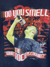 Load image into Gallery viewer, Vintage Do You Smell What The Rock is Cookin Wrestling T-Shirt
