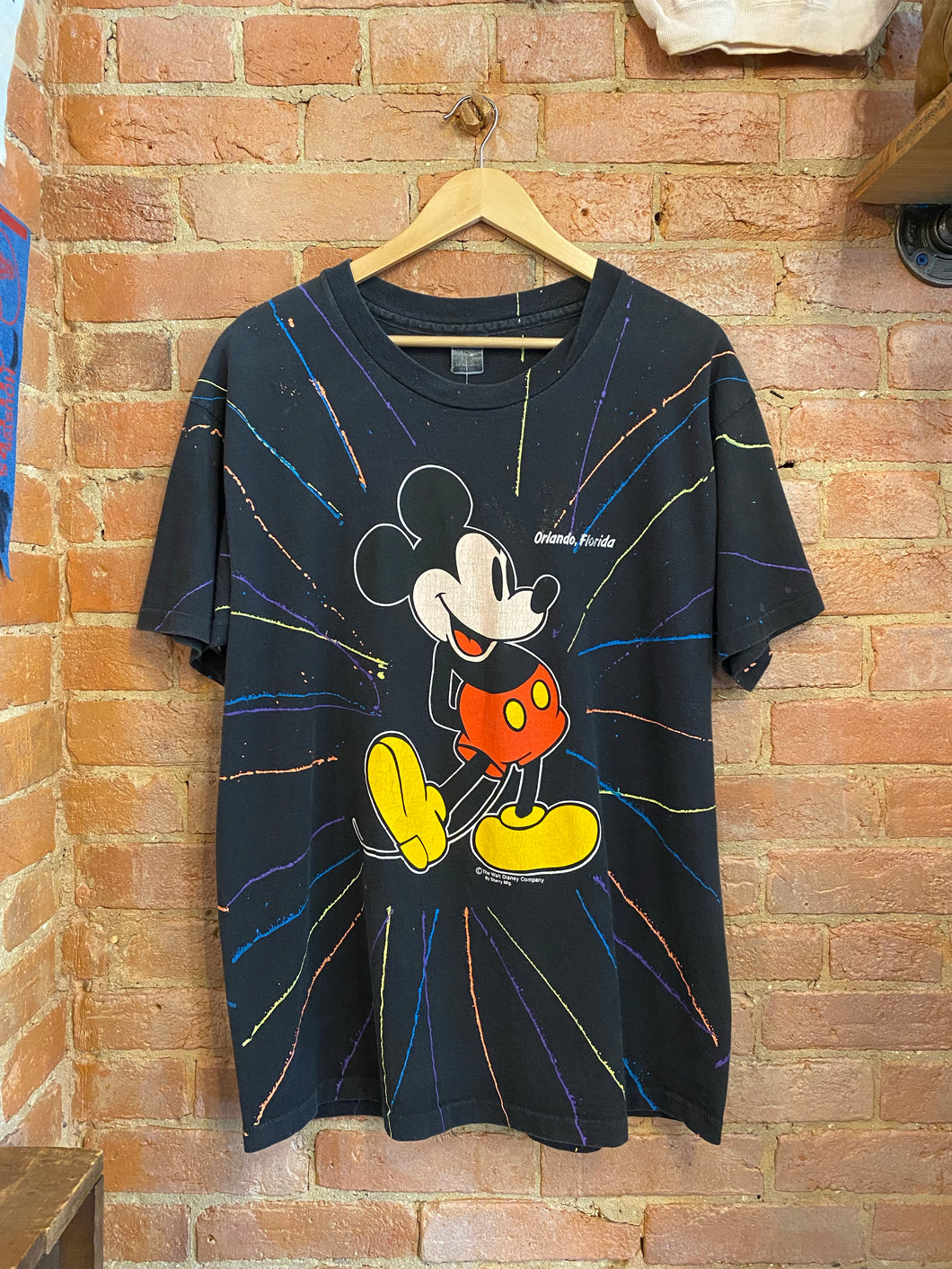 Vintage Disney Mickey T-Shirt: XL