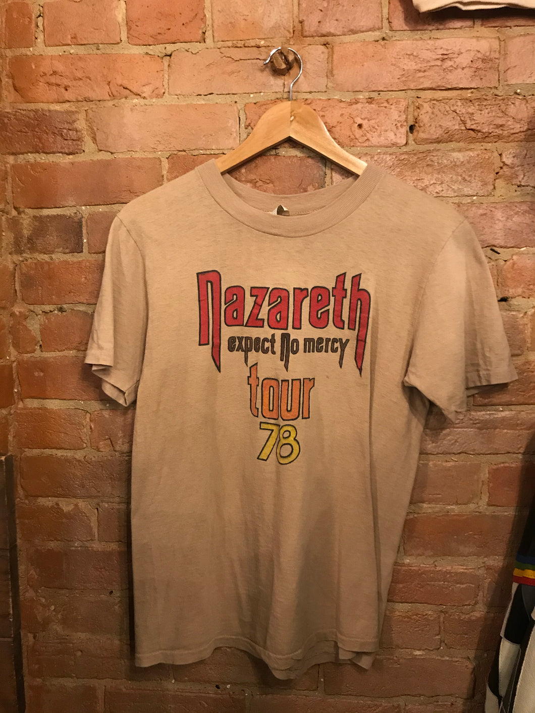 1978 Nazareth “Expect No Mercy” Tour T-shirt: M