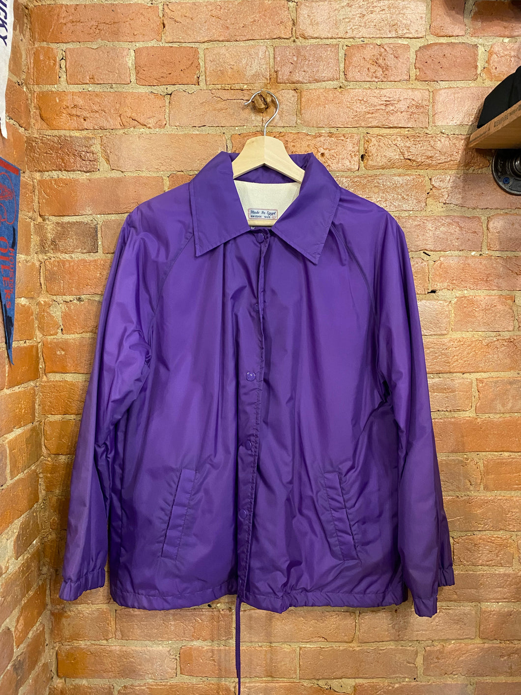 Vintage Blank Purple Rain Jacket: M/L