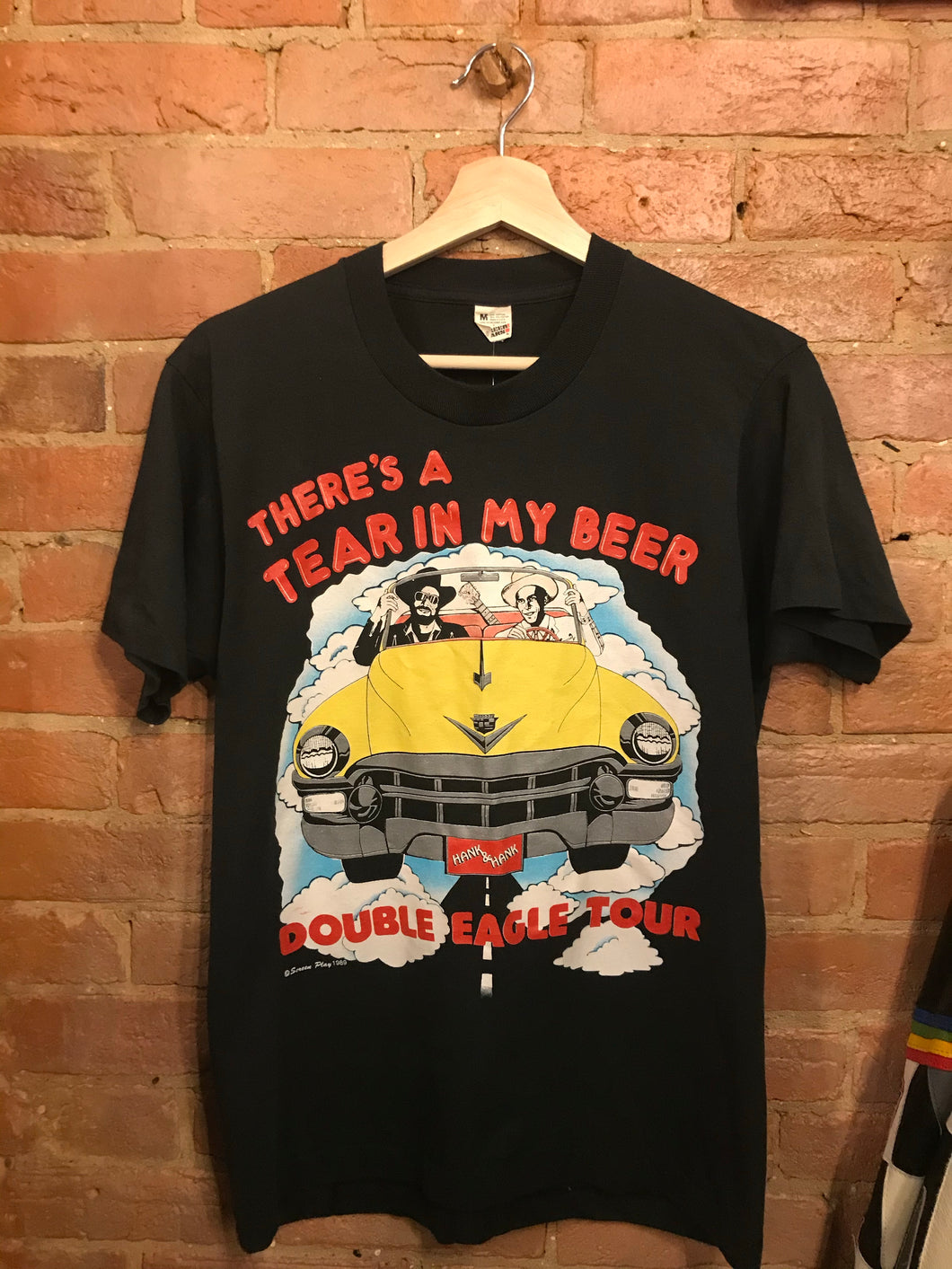 1989 Hank Williams “There’s a Tear in my Beer” T-shirt: M