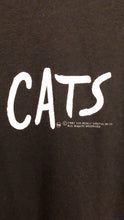 Load image into Gallery viewer, Vintage Cats Musical Black T-Shirt: XL
