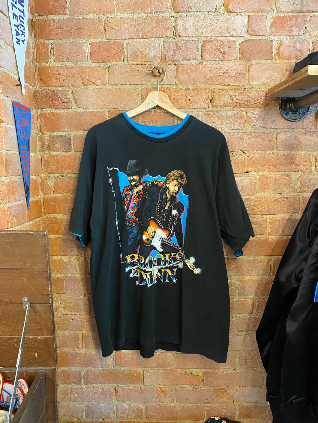 Brooks And Dunn Trail Drive 1992 Tour T-shirt: XL