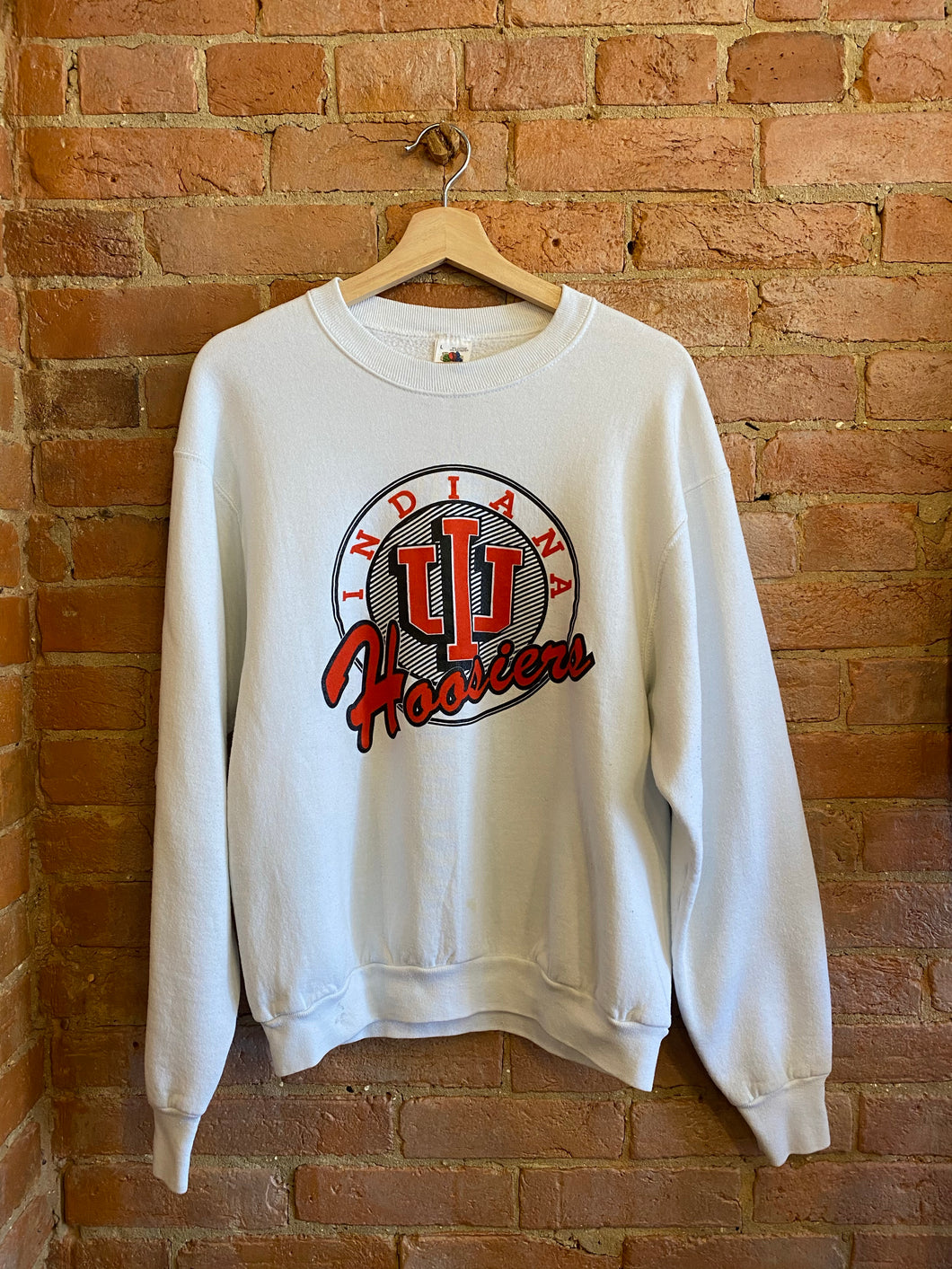 Vintage Indiana University Crewneck: Large